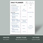 Tiankool To Do List Notepad - Daily To Do List with Priorities, Hourly Scheduler and Notes - Daily Planner Notepad for Work, Study, Appointments, 60 Tear Off Sheets Planning Pad, 7x10 Inch - Image 4