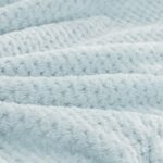 BEDELITE Travel Blanket with Bag, Ultra-Soft Jacquard Fleece Blanket with Luggage Sleeve & Backpack Clip, Airplane Blanket Travel Essentials, Blue - Image 7