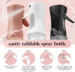 Kitsch Continuous Spray Bottle for Hair – Fine Mist Water Mister & Water Spray Bottle – Recycled Hair Spray Bottle – Spray Bottles for Cleaning, Styling, Plants & More – Terracotta, 150ml - Image 4