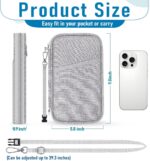 Family Passport Holder for Travel, RFID Blocking Travel Document Organizer with Flexible Carrying Style, Portable Passport Wallet and Essentials for Trip (Grey) - Image 3