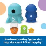 Learning Resources Nesting Space Surprise, Preschool Learning Activities, Fine Motor Skills, Montessori Preschool Toys, Space Toys, Ages 18 Months+, 9 Pieces - Image 4