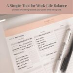 Work-Life Balance Planning Pad - Best Weekly to Do Pad for Productivity, Wellness, Self Care - Goal Setting, Gratitude, Habit Tracking, Daily to Do List (Sand Grey) - Image 5