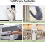 Door Alarms for Kids Safety, VOXON Window Alarm Door Alarm for Home Security Personal Security Window Alarms Sensor Burglar Door Alarm for Pool, Cars, Sheds, Caravans DIY Kit Pack of 2 - Image 7