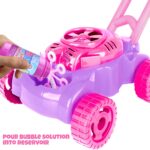 ArtCreativity Bubble Lawn Mower for Toddlers 1-3, Kids Bubble Machine for 1-Year-Old Girl Gifts, Xmas Gifts for Kids, Push Toys for Toddlers Age 1 2 3+ Birthday Gifts for Preschool Girls - Image 7