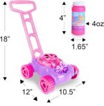 ArtCreativity Bubble Lawn Mower for Toddlers 1-3, Kids Bubble Machine for 1-Year-Old Girl Gifts, Xmas Gifts for Kids, Push Toys for Toddlers Age 1 2 3+ Birthday Gifts for Preschool Girls - Image 9