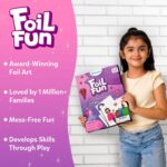 Skillmatics Foil Fun - Unicorns & Princesses, No Mess Art for Kids, Craft Kits & Christmas Fun Supplies, DIY Creative Activity, Travel Toys, Gifts for Ages 4, 5, 6, 7, 8, 9 - Image 3