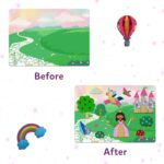 Skillmatics Foil Fun - Unicorns & Princesses, No Mess Art for Kids, Craft Kits & Christmas Fun Supplies, DIY Creative Activity, Travel Toys, Gifts for Ages 4, 5, 6, 7, 8, 9 - Image 9