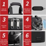 Medical Bag for Doctor Home Health Nurse Trauma Red Ems Emergency Duffle First Responder Emt Med Dr Nurse Nursing Equipment Paramedic Bag with Compartment Ultimate Physician Clinical - Image 7