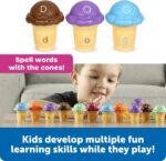 Learning Resources Mini Letter Scoops, 52 Pieces, Ages 3+,Preschool Learning Toys, Stacking Toys, Montessori Toys - Image 4