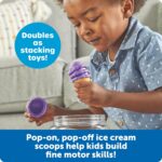 Learning Resources Mini Letter Scoops, 52 Pieces, Ages 3+,Preschool Learning Toys, Stacking Toys, Montessori Toys - Image 5