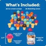 Learning Resources Mini Letter Scoops, 52 Pieces, Ages 3+,Preschool Learning Toys, Stacking Toys, Montessori Toys - Image 7