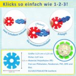 Brain Flakes 500 Piece Set, Ages 3+, Interlocking Plastic Disc Toy for Creative Building, Educational STEM Learning, Construction Block Play for Kids, Teens, Adults, Boys, and Girls - Image 7