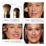 LAURA GELLER NEW YORK Retractable Airbrush Kabuki Brush for All Face Makeup & Foundation for Liquid, Cream and Powder Face Makeup With Aluminum Handle - Image 3