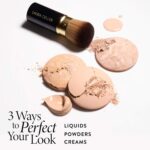 LAURA GELLER NEW YORK Retractable Airbrush Kabuki Brush for All Face Makeup & Foundation for Liquid, Cream and Powder Face Makeup With Aluminum Handle - Image 4