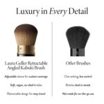 LAURA GELLER NEW YORK Retractable Airbrush Kabuki Brush for All Face Makeup & Foundation for Liquid, Cream and Powder Face Makeup With Aluminum Handle - Image 9