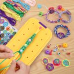 DDAI Arts and Crafts for Kids Age 8-12 Friendship Bracelet Making Kit for Girls - Best Birthday Gifts Ideas for Girl 7 9 10 11 Year Old - Popular Bracelets String Maker Toys Set - Image 5
