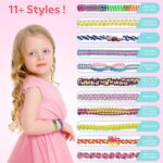 DDAI Arts and Crafts for Kids Age 8-12 Friendship Bracelet Making Kit for Girls - Best Birthday Gifts Ideas for Girl 7 9 10 11 Year Old - Popular Bracelets String Maker Toys Set - Image 6