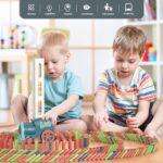Domino Train Toys Kids Games - Automatic Stacking Creative Game 3+ Year Old - Stem Montessori Toy for Boys 4-6 - Summer Autistic Christmas Birthday Gifts 5 6 Toddler Ages 4-8 - Image 4