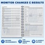 Workout Planner for Daily Fitness Tracking & Goals Setting - A5 Size, 6” x 8”, Charcoal Gray - Men & Women Personal Home & Gym Training Diary - Log Book Journal - by Workout Log Gym - Image 9