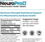 NeuroPro+ - Methylene Blue and C Complex - Maximum Strength Mitochondria Support Tablets - Fast Acting Mental Clarity Support - 60 Tablets - Image 4