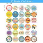600PCS Growth Mindset Stickers Positive Sayings Inspiring Encouraging Affirmation Sticker Sheets for Planner - Image 3