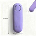 Magnetic Silicone Makeup Brush Holder – Portable Cosmetic Brush Organizer Case, Travel Makeup Tool Storage for Purse, Bag & Beauty Essentials (Purple) - Image 4