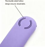 Magnetic Silicone Makeup Brush Holder – Portable Cosmetic Brush Organizer Case, Travel Makeup Tool Storage for Purse, Bag & Beauty Essentials (Purple) - Image 7