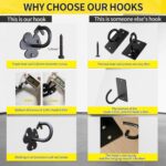 Wall Mount Workout Anchors with Bands - Resistance Band Wall Anchor for Home Gym Exercise, Strength Training & Family Fitness - Image 5