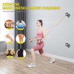 Wall Mount Workout Anchors with Bands - Resistance Band Wall Anchor for Home Gym Exercise, Strength Training & Family Fitness - Image 8