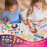 klmars Kids Wooden Painting Kit-Glow in The Dark-Arts & Crafts Gifts for Boys Girls Ages 5-12-Craft Activities Kits - Creative Art Toys for 5, 6, 7, 8, 9, 10, 11 & 12 Year Old Kids - Image 6