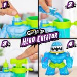 Heroes of Goo Jit Zu Hero Creator Thrash with 3 Unique goo fillings, Mix, Fill & Create Your own Stretchy Action Figure, Play Again and Again - Image 3