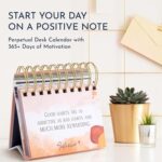 Motivational Calendar - Daily Flip Calendar with Inspirational Quotes - Motivational Desk Decor, Office Decor for Women Desk, Inspirational Gifts for Women, Perpetual Calendar - Image 4