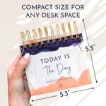 Motivational Calendar - Daily Flip Calendar with Inspirational Quotes - Motivational Desk Decor, Office Decor for Women Desk, Inspirational Gifts for Women, Perpetual Calendar - Image 7