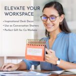 Motivational Calendar - Daily Flip Calendar with Inspirational Quotes - Motivational Desk Decor, Office Decor for Women Desk, Inspirational Gifts for Women, Perpetual Calendar - Image 8