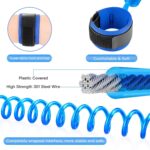Anti Lost Wrist Link for Toddlers, Safety Toddler Leash, Child Leash, Wrist Leash for Babies and Kids, Children's Safety Wristband for Outdoor, Family Travel(8.2ft/2.5m,Blue) - Image 3