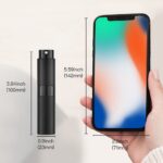 LISAPACK 8ML Atomizer Perfume Spray Bottle for Travel (3 PCS) Empty Cologne Dispenser, Portable Sprayer (Black) - Image 4