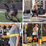 Strength Resistance Belt Hip Lifting Leg Slimming Pulling Belt Fitness Slimming Suitable for Male and Female Family Fitness 40lbs - Red - Image 4