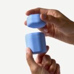 Cadence Travel Containers - Daily Routine Capsule Set - Magnetic Containers with Lids,4 Flex Mediums (1.32oz) & 3 Flex Smalls (0.56oz) - Shampoo, Conditioner, Body Wash, Pills, & More - Sand - Image 3