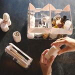 Cadence Travel Containers - Daily Routine Capsule Set - Magnetic Containers with Lids,4 Flex Mediums (1.32oz) & 3 Flex Smalls (0.56oz) - Shampoo, Conditioner, Body Wash, Pills, & More - Sand - Image 7