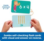 Learning Resources Jumbo Visual Multiplication Cards - Math Manipulatives, Montessori Activity, Back to School, Classroom Must Haves - Image 5