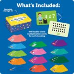 Learning Resources Jumbo Visual Multiplication Cards - Math Manipulatives, Montessori Activity, Back to School, Classroom Must Haves - Image 7