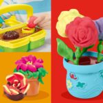 Play-Doh Blooming Flower Garden Toy Playset, Nature Pretend Play, Kids Arts & Crafts, Christmas Stocking Stuffer Gifts, Ages 3+ - Image 4