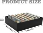 Money Organizer for Cash, 8 Compartment Black Acrylic Money Holder, Cash Tray, Cash Box, Cash Organizer for Bills - Image 7