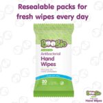 Boogie Antibacterial Hand Wipes by Boogie, Alcohol Free, Hypoallergenic and Moisturizing Aloe, for Kids and Adults -100 Total Wipes (5 Packs of 20) - Image 6