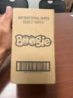 Boogie Antibacterial Hand Wipes by Boogie, Alcohol Free, Hypoallergenic and Moisturizing Aloe, for Kids and Adults -100 Total Wipes (5 Packs of 20) - Image 8