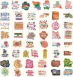 100PCS Motivational Stickers, Inspirational Words Sticker for Adults Teens, Vision Board Positive Affirmation Sticker, Water Bottle Laptop Journaling Reward Stickers for Teachers Students - Image 3