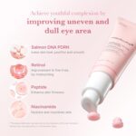 medicube Salmon DNA PDRN Pink Peptide Eye Serum with Niacinamide and 99% Purity Retinol for Fine Lines, Uneven Skin Tone, Korean Skin Care 1.01fl.oz - Image 4