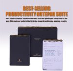 Productivity Notepad Suite - Bestselling Set Of 3 Notebooks, Including Weekly Planner, Goal Setting & 1:1 Meeting Notes- Keep Your Daily Projects, Clients, Meal & Responsibilities Organized - Image 6
