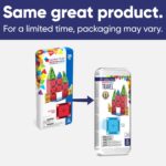Magna-Tiles microMAGS 26-Piece Travel Magnetic Construction Set – Bold Colors, The Original Magnetic Building Brand - Image 3