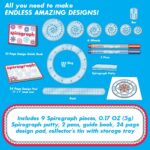Spirograph Design Set Collectors Tin – Arts and Crafts, Kids Toys, Art Supplies, Craft Supplies, Drawing Kit, Spiral Art, Classic Gear Design Kit, Pens, Design Sheet Included, Ages 8 and Up - Image 5